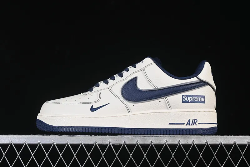 All Categories Nk Air Force 1 Air Force Series Nk Air Force 1 Low Air Force Low Nike Air Force 1'07 Low Supreme Joint Midnight Blue Air Force One Low Casual Shoes DD1982-319